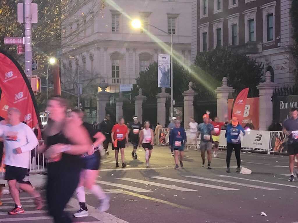 Runners at starting line